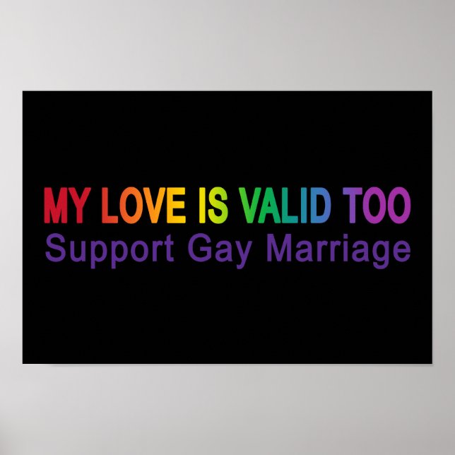 Poster Meu Amor Também É Válido (Frente)