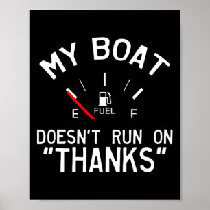 Poster Meu barco não funciona em Obrigados Barco engraçad