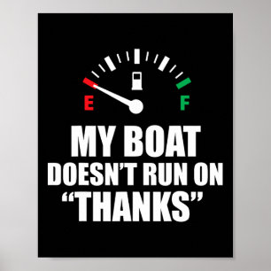 Poster Meu Barco Não Funciona Em Obrigados Engraçados Bar