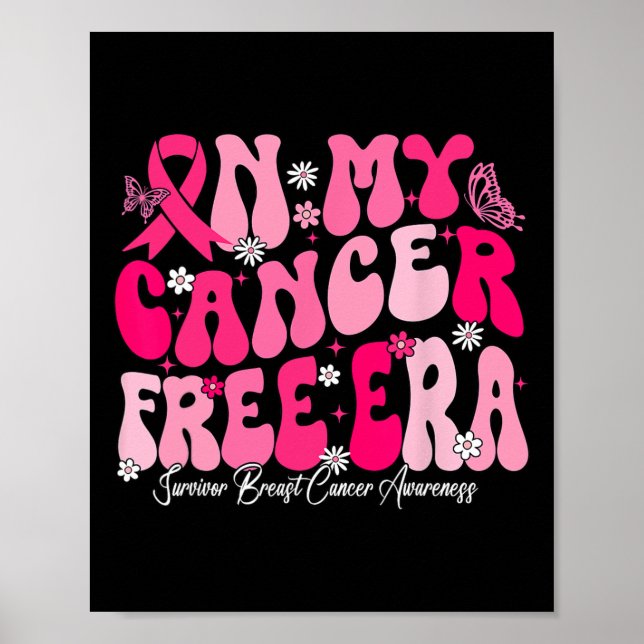 Poster Meu Cancer Livre Era Sobrevivente do Cancer da Mam (Frente)