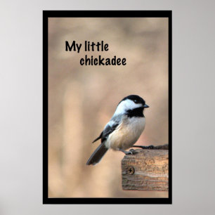 Poster Meu chickadee pequeno