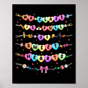 Poster Meu Cl EstÁ Cheio De Pulseira De CoraÇÃo Doce Home