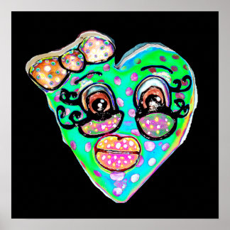 Poster Meu coração azul