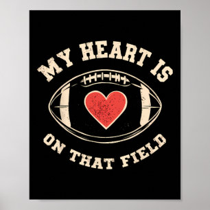 Poster Meu Coração Está Naquele Campo – Futebol Engraçado