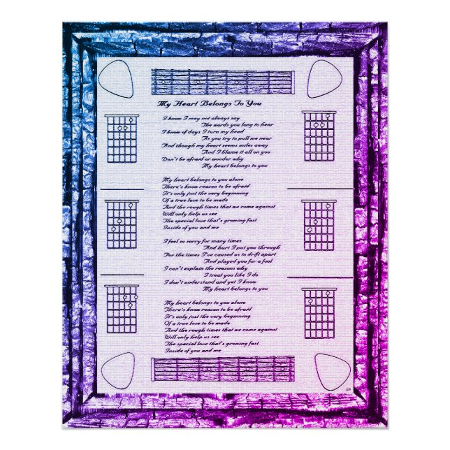 Pôster Meu Coração Pertence A Você (Frente)