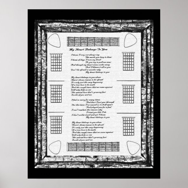 Poster Meu Coração Pertence A Você (Frente)
