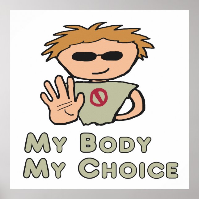 Poster Meu Corpo Minha Escolha (Frente)