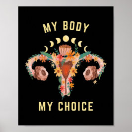 Poster Meu Corpo Minha Escolha Feminista