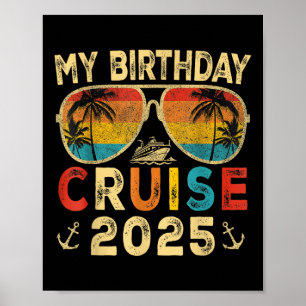 Poster Meu Cruise de Aniversário do Partido Cruise 2025, 