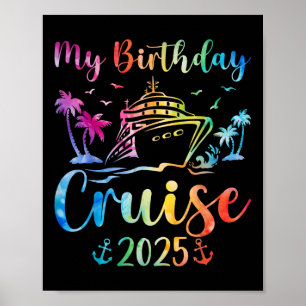 Poster Meu Cruise de Aniversário do Partido Cruise 2025, 