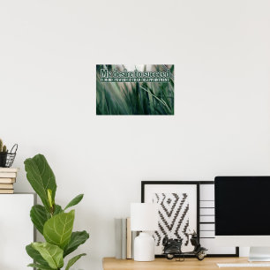 Poster "Meu desejo de ter sucesso" Afirmação de Motivação