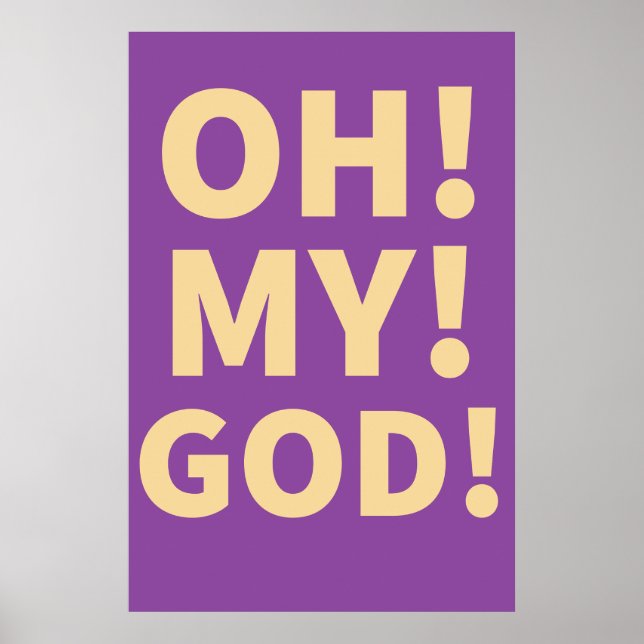 Poster Meu Deus 8! (Frente)