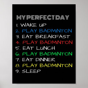 Poster Meu Dia Perfeito, Legal Dminton