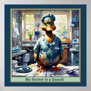 Poster Meu Doutor é um Pato Quack em Scrubs