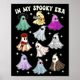 Poster Meu Espantalho de Groovy Ghost Halloween Engraçado