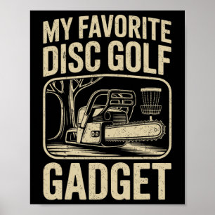 Poster Meu gadget favorito de golfe de disco engraçado go