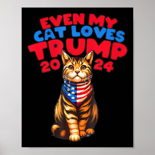 Poster Meu Gato ama Trump 2024