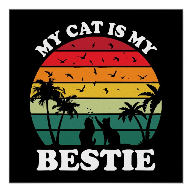 Pôster Meu Gato É Meu Melhor Amigo (Frente)