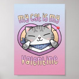 Poster Meu Gato é Meu Namorado Gato Tuxedo