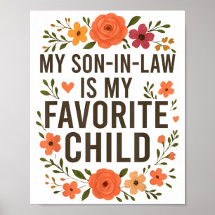 Poster Meu Genro É Meu Filho Favorito Piada Família Diver