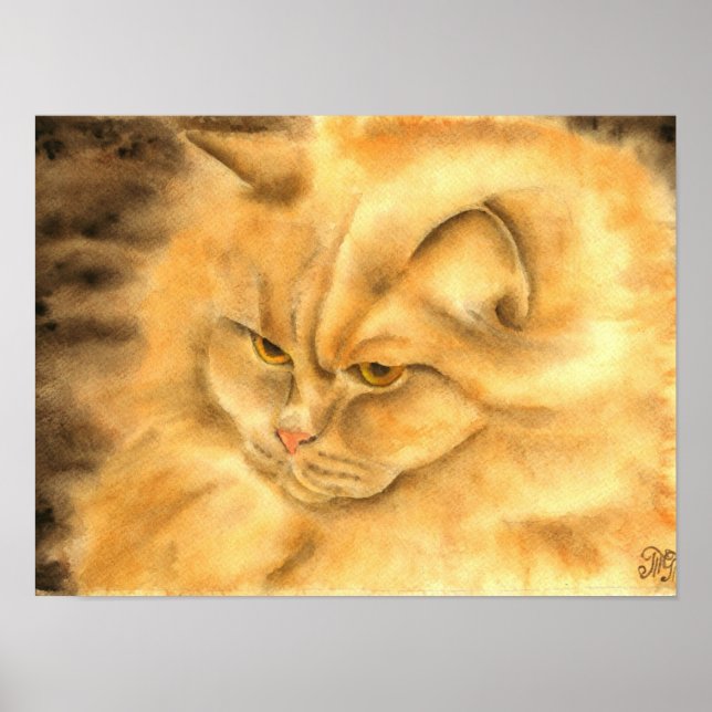 Poster Meu ginger cat favorito (Frente)