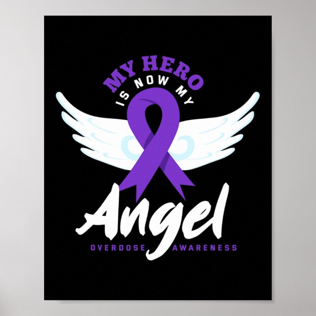 Poster Meu Herói Agora É Meu Anjo Acaba Com Overdose Cons (Frente)