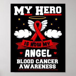 Poster Meu Herói É Meu Anjo Cancer De Sangue Nuvens Verme