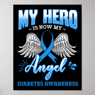 Poster Meu Herói É Meu Anjo Diabetes Endocrino Diabético