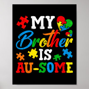 Poster Meu Irmão É Um Autismo Aconselhamento Momento Supo