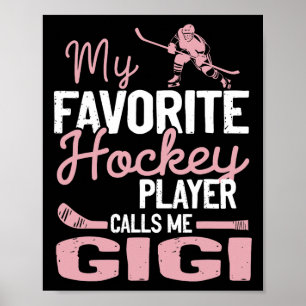 Poster Meu jogador de hóquei favorito me chama de Gigi Ho