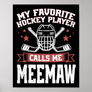 Poster Meu jogador de hóquei favorito me chama de Meemaw