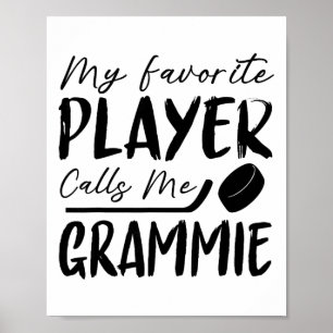 Poster Meu jogador favorito me chama de Grammie jogador d