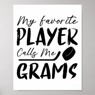 Poster Meu jogador favorito me chama de Grams jogador de