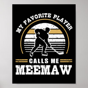 Poster Meu jogador favorito me chama de Meemaw jogador de