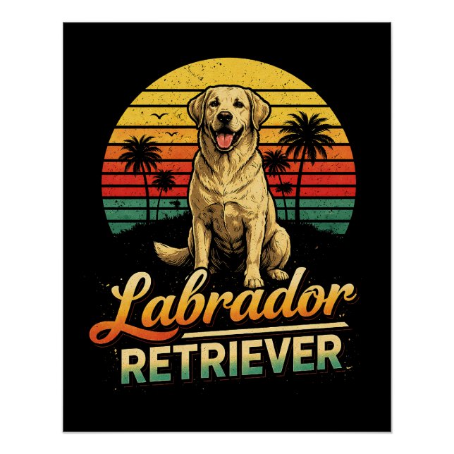 Pôster Meu Labrador Retriever (Frente)
