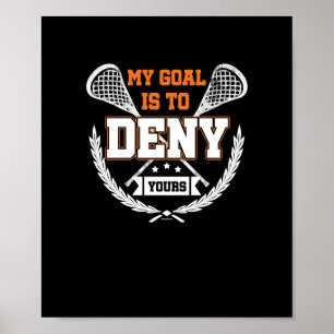 Poster Meu Lacrosse do objetivo