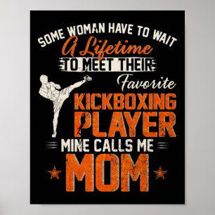 Poster Meu lutador de kickboxing MMA favorito me liga