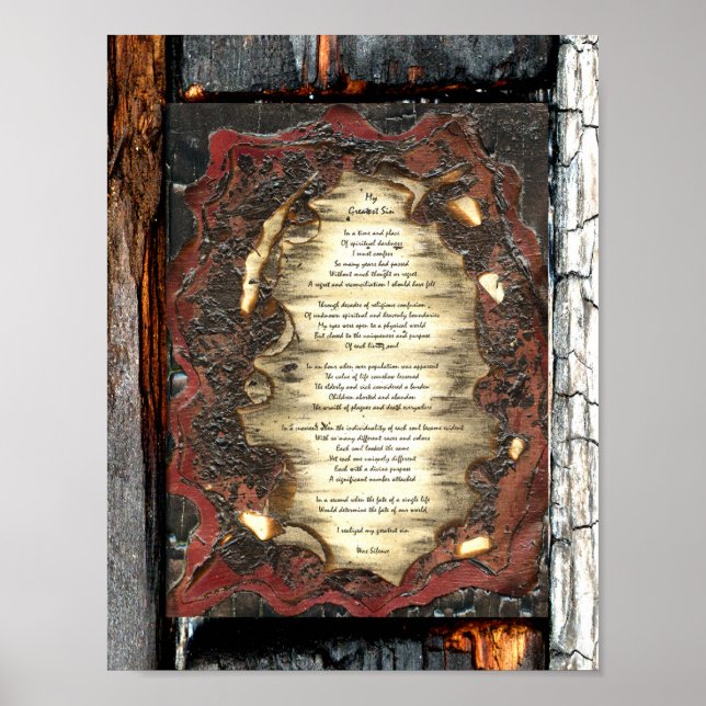 Pôster Meu Maior Pecado (Frente)