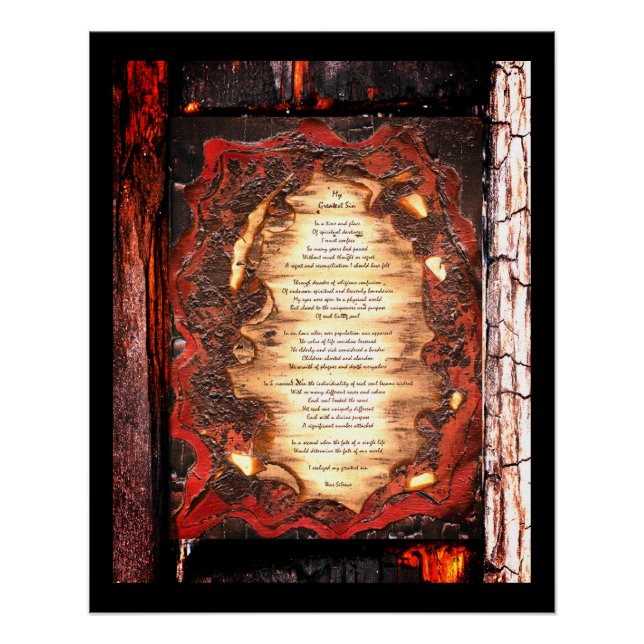 Pôster Meu Maior Pecado (Frente)