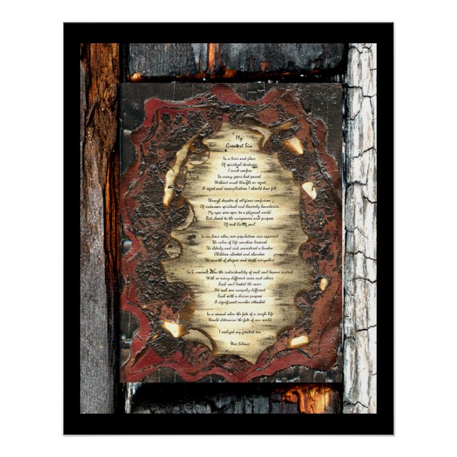 Pôster Meu Maior Pecado (Frente)