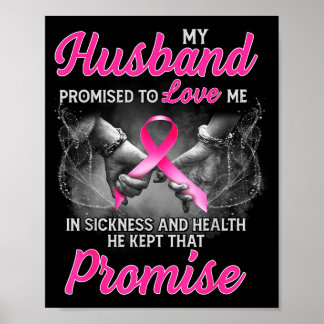 Poster Meu marido prometeu amar-me doença cancro da mama