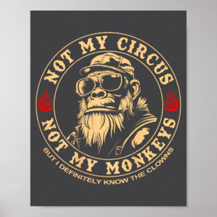 Poster Meu Não Circo Não Macacos Gorila