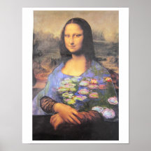 Meu Novo Vestido - Mona Lisa em Monet - colagem 20