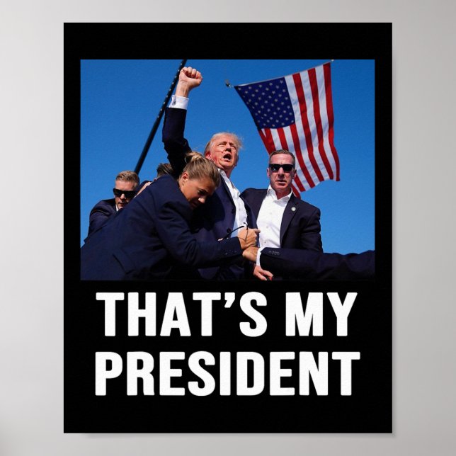 Poster Meu Presidente Trump 2024  (Frente)