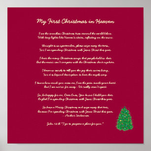 Poster Meu Primeiro Natal no Céu