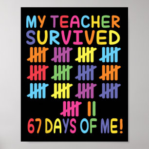 Poster Meu professor sobreviveu 67 dias de aula por mim e