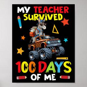 Poster Meu Professor Sobreviveu a 100 Dias de Mim Burro n