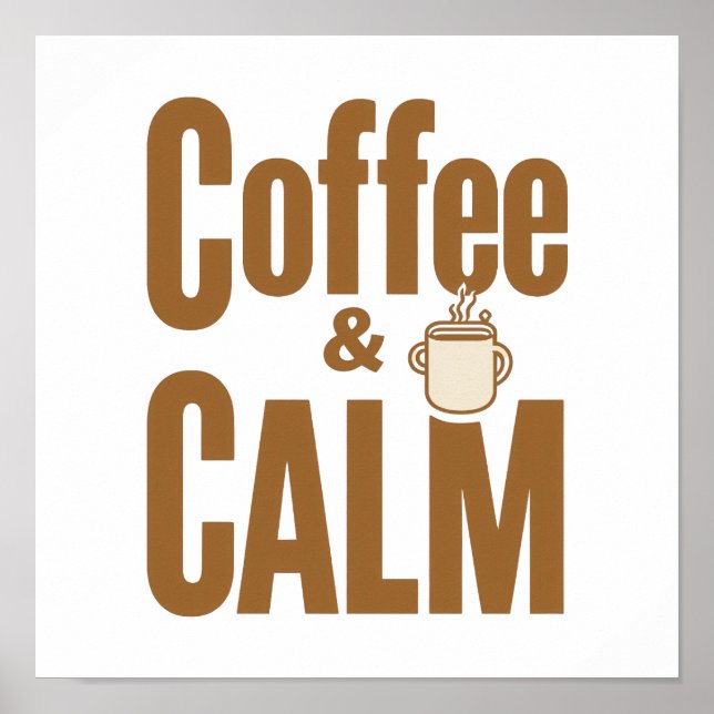Poster Meu Ritual Matinal: Café & Calma (Frente)
