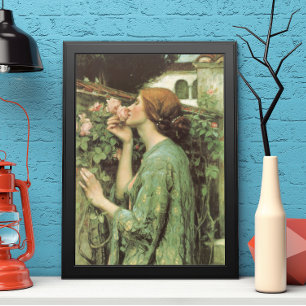 Poster Meu Rosa doce, ou Alma do Rosa por Waterhouse