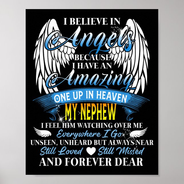 Poster Meu Sobrinho um Anjo no Céu (Frente)
